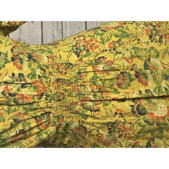 Urban Outfitter Bettie twist front floral linen-blend mini dress Size Medium - Picture 8 of 8